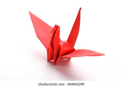 Origami Red Bird.