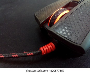 Original Streamlined Computer Game Mouse. A Computer Mouse For A Gamer.