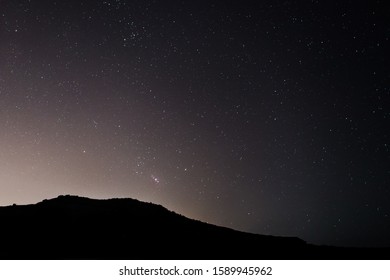 Orion constellation rising over hilltop at Mtahleb - Powered by Shutterstock