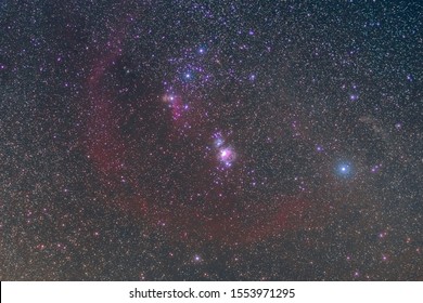 Orion constellatoin with Barnard belt