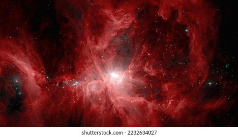 Orion Nebula. Space background or wallpaper. Universe exploration. Elements of this image furnished by NASA - Powered by Shutterstock