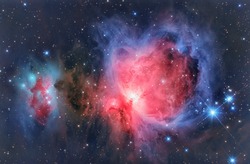 Orion Nebulae And Running Man