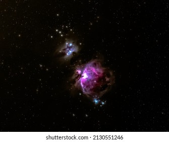 Orion and Running Man Nebulas