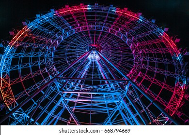 Orlando Eye Ferris Wheel In Evening 