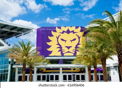 ORLANDO, FL - Orlando City Soccer Stadium Home Of The Orlando City Soccer Club. Located In Orlando Florida.  Now Renamed Exploria Stadium.