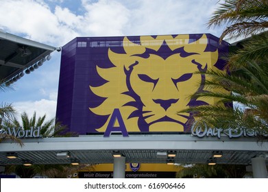 ORLANDO, FL - Orlando City Soccer Stadium Home Of The Orlando City Soccer Club. Located In Orlando Florida.  Now Renamed Exploria Stadium.