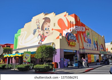 ORLANDO, FL, USA - DEC. 17, 2010: Jimmy Neutron`s Nicktoon Blast In Universal Studios Florida, Orlando, Florida, USA.