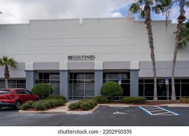 Orlando, FL, USA - February 5, 2022: PCF Souvenirs-The Postcard Factory Office Building In Orlando, FL, USA. PCF Souvenirs Is A Canadian Online Souvenir And Gift Wholesaler.  