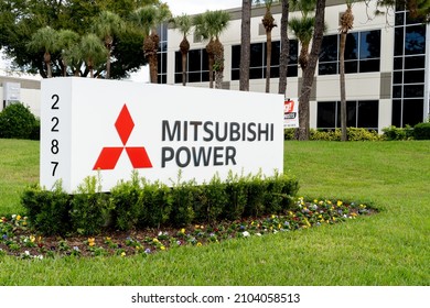 Orlando, Fl, USA - January 5, 2022: Mitsubishi Power Americas, Inc. Office In Orlando, Fl, USA. Mitsubishi Power Is A Power Solutions Brand Of Mitsubishi Heavy Industries, Ltd.
