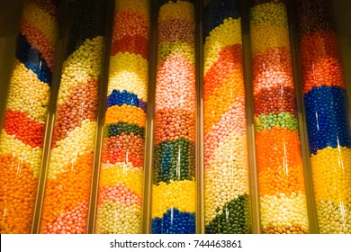 ORLANDO FLORIDA - 18 JULY 2017. Candy Store At Wizarding World Of Harry Potter In The Universal Orlando Resort. 