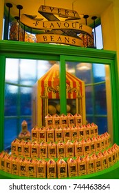 ORLANDO FLORIDA - 18 JULY 2017. Candy Store At Wizarding World Of Harry Potter In The Universal Orlando Resort. 