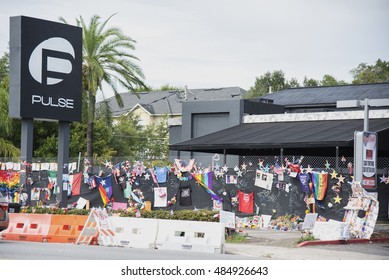 Orlando Florida - August 9th 2016, Pulse Nightclub Memorial: Orlando Florida Pulse Nightclub Massacre Memorial Planned