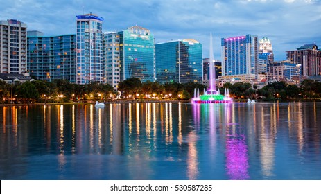 lake eola fountain