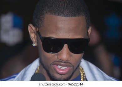 ORLANDO, FLORIDA - FEB. 24: Rap Artist Fabolous Attends The VIP All-Star Party Hosted By Dwight Howard And Adidas On Feb. 24, 2012 In Orlando Florida.