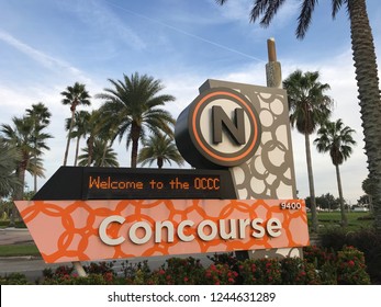 Orlando Florida Nov 25th - Car Entrance to the Orange County Convention Center photo image