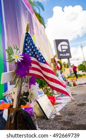 ORLANDO, FLORIDA OCTOBER - 1, 2016: Pulse Nightclub Shooting, Where Omar Mateen Shot And Killed 50 Revellers And Injured 53. 