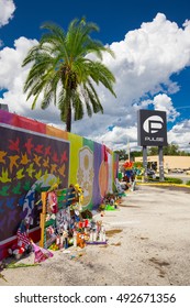 ORLANDO, FLORIDA OCTOBER - 1, 2016: Pulse Nightclub Shooting, Where Omar Mateen Shot And Killed 50 Revellers And Injured 53. 