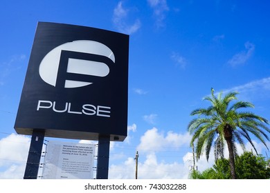 ORLANDO, FLORIDA OCTOBER 12, 2017: Pulse Nightclub Shooting, Where Omar Mateen Shot And Killed 50 Revellers And Injured 53.