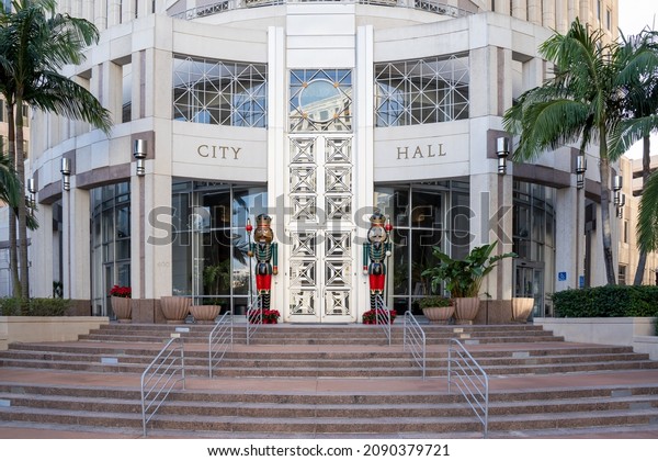 Orlando, Florida, USA - December\
12th 2021: Photo the City of Orlando City Hall \