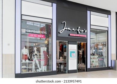
Orlando, Florida, USA - January  27, 2022: Jennifer Fashion Touch store at Florida Mall in Orlando, Florida, USA. Jennifer fashion touch is a clothing store
