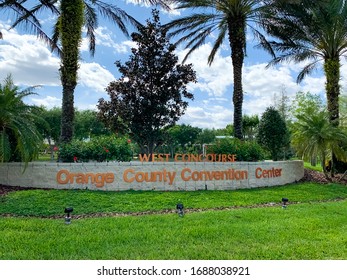 Orlando, Florida, USA - March 3 2019 - The Orange County Convention Center on International Drive, for conferences