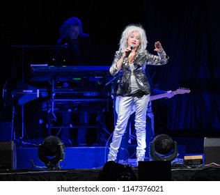 Orlando, Florida/USA 7-26-2018: Cyndi Lauper performing live at the Amway Center of Orlando Florida
