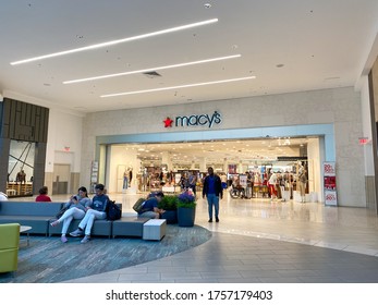 Orlando, FL/USA-2/17/20: The Macy's Storefront At The Florida Mall In Orlando, Florida.