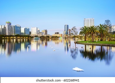 Orlando. Located In Lake Eola Park, Orlando, Florida, USA.