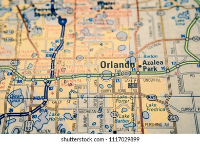 Orlando On USA Map