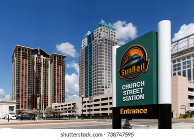 ORLANDO, USA - MARCH 14, 2015: Church Street Station In Orlando, Florida, USA