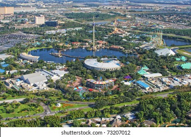 ORLANDO, USA - NOVEMBER 13: Aerial View Of The Adventure Park Sea World Orlando - One Of Seventh-most Visited Amusement Park In The United States On November 13, 2007 In Orlando, Florida, USA