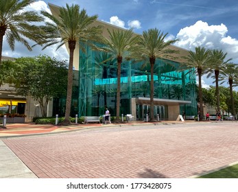 Orlando,FL/USA-7/4/20: A View Of The Exterior At Millenia Mall In Orlando, Florida.