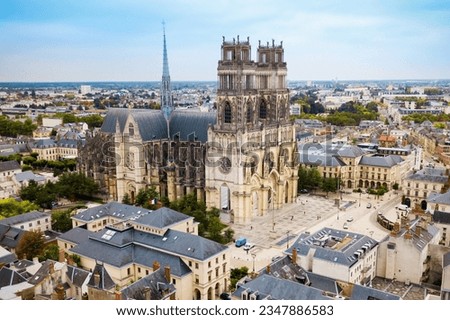 Orleans Cathedral or Basilique Cathedrale Sainte Croix d'Orleans is a Roman Catholic church in Orleans, France