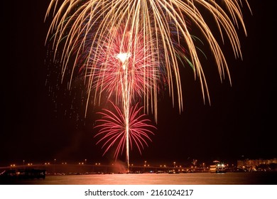 Ormond Fireworks Over The Intracoastal Waterway