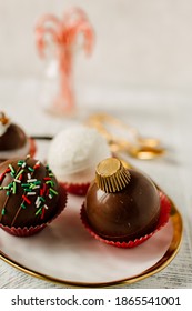 Ornament Shaped Hot Chocolate Ball Bomb Holiday Winter Drink