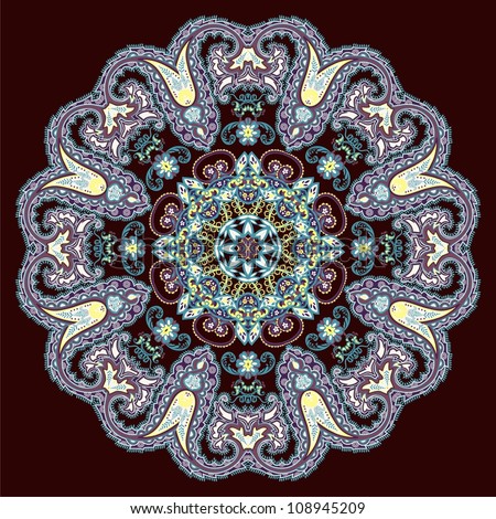 Ornamental pattern for paisley.