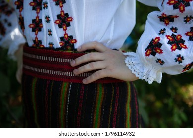 Ornaments On Traditional Romanian Blouse