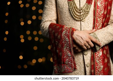 Ornaments Which An Indian Groom Wear On His Wedding Day.