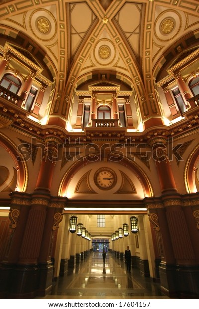 Ornate Dome Ceiling Old Banking Chambers Stock Photo Edit Now