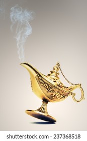 Ornate Magic lamp of Aladdin