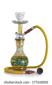 An Ornate Sheesha Or Hooka Water Pipe