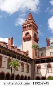 Ornate Tower And Details Of Ponce De Leon Hotel Now Flagler College Built Henry Flagler In St Augustine Florida