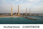 Orot Rabin Power Plant from drone 