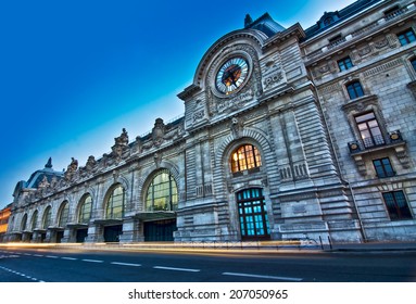 Orsay Museum At Night, Paris France