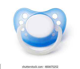 orthodontic pacifier isolated on a white