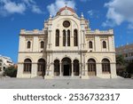 orthodox cathedral (st menas or agios minas) in heraklion in crete in greece