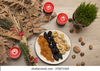 Orthodox Christmas, Dried Fruits On The Table