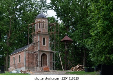 Orthodox church under construction in village Polje near Derventa  church dedicated Saint Peter   Paul