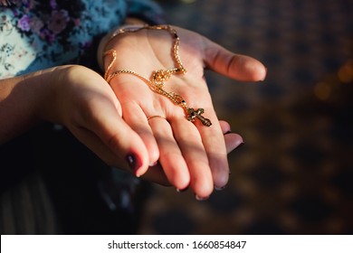 Orthodox Cross In The Hands