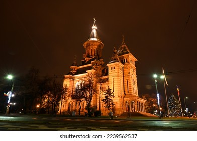 Orthodox Metropolitan Cathedral in Timisoara, Romania.  - Shutterstock ID 2239562537